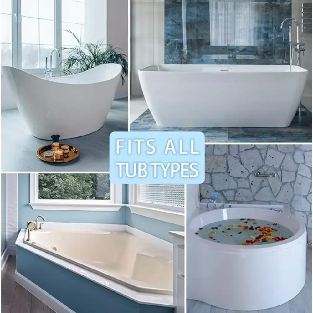 Brand New Luxury Soft 4d Mesh Bath Pillow for Tub, bathtub pillow- Gray
